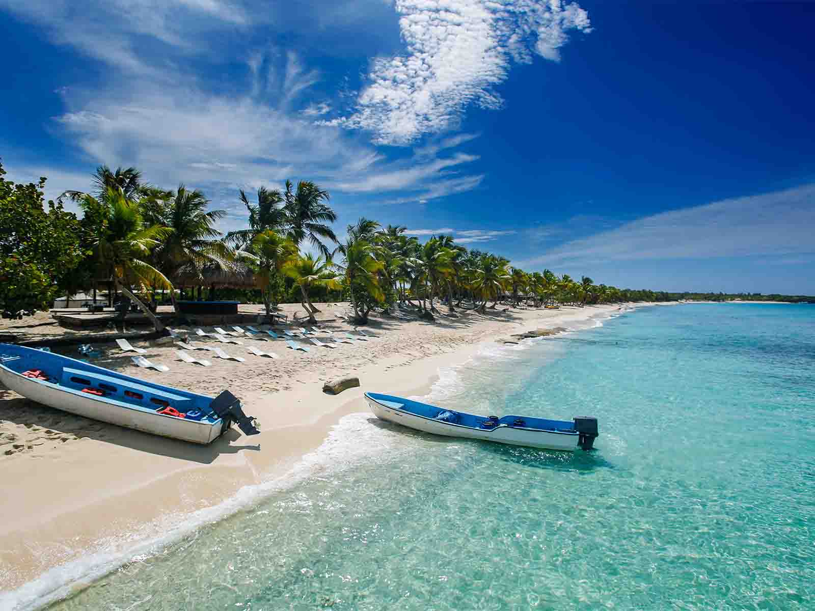Łódki w Bayahibe