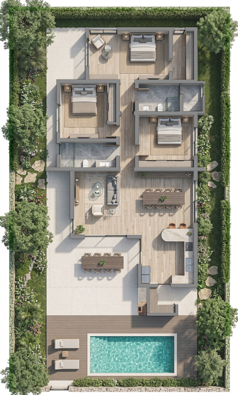 Plan Willi White Sands Dominikana